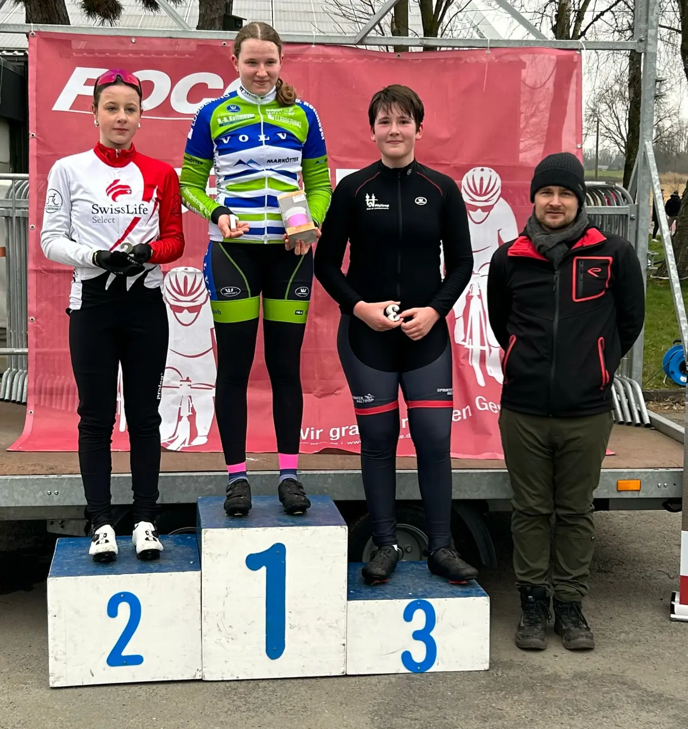 POCO-Cup Werne - Podiumsplätze der Mädchen U15